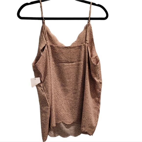 NWT Halogen Pink Dot Camisole Tank Top Size 1 - Picture 3 of 5